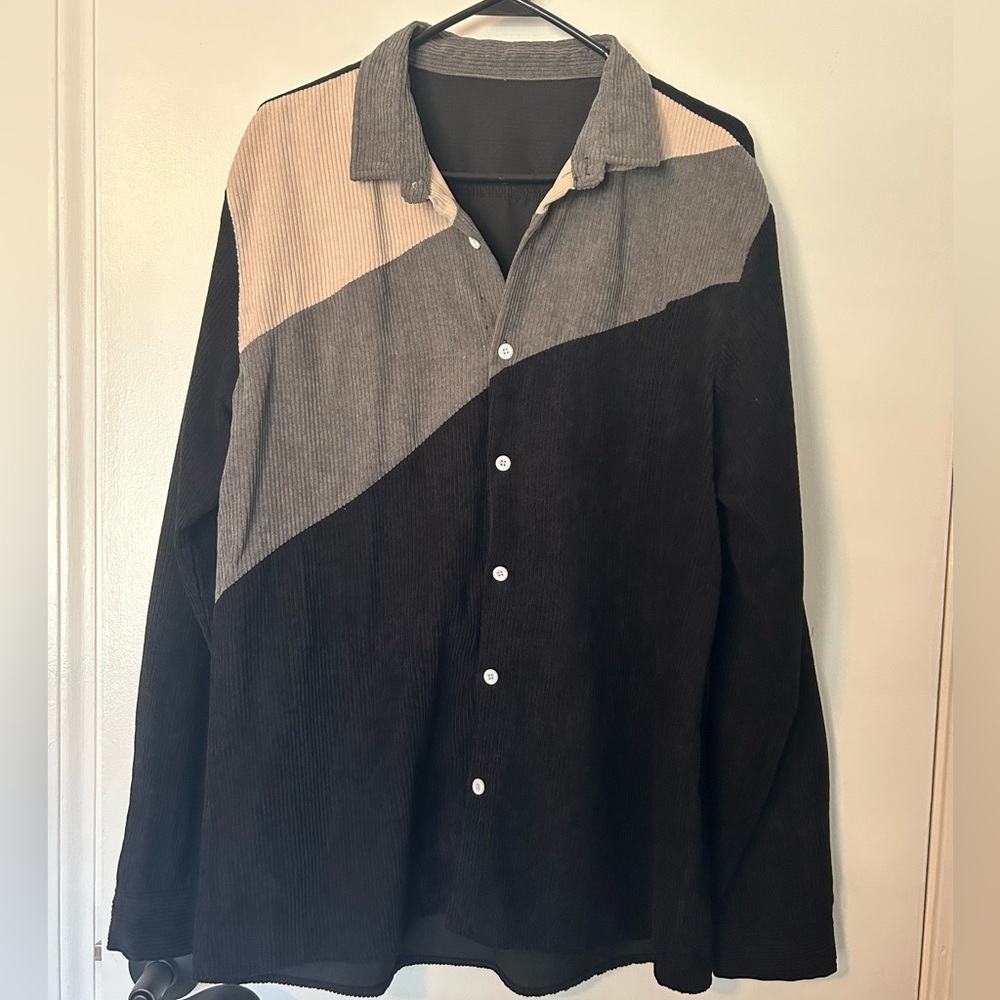 SHEIN Corduroy Men's Shacket